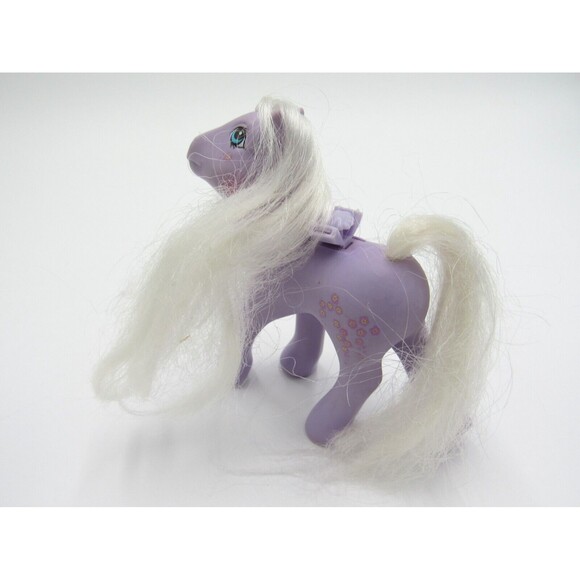 MLP Vintage My Little Pony Forget Me Not Flutter 1986 G1 Purple Collector Toy - Picture 9 of 14